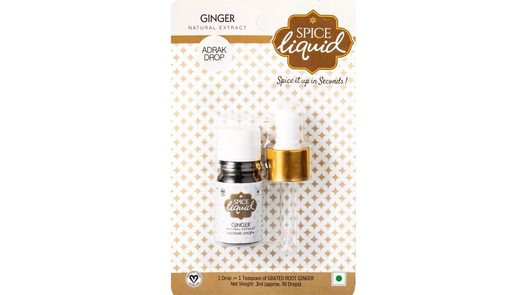 Spice Liquid Adrak Drop (Ginger) (3ml)