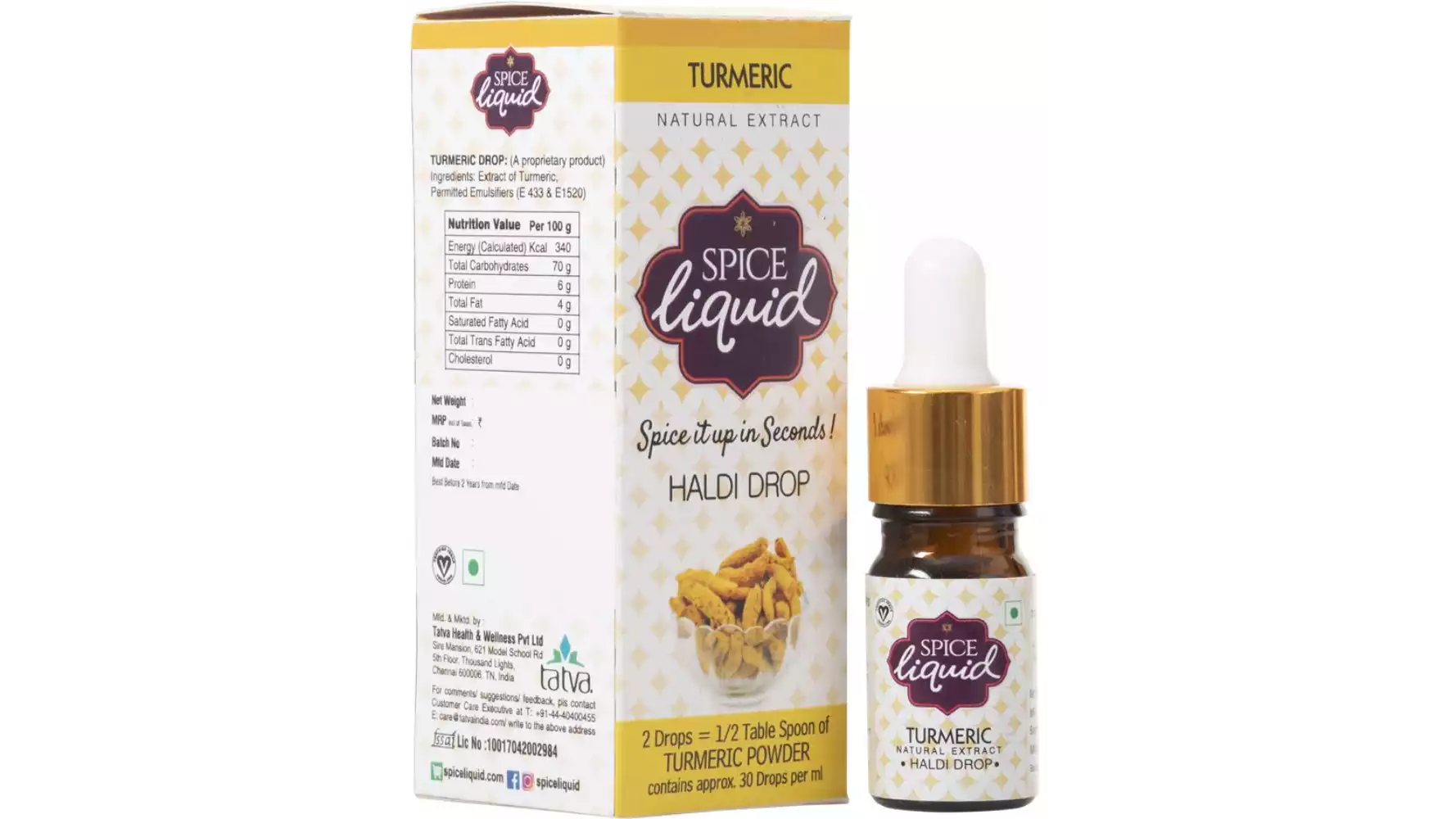 Spice Liquid Haldi Drop (5ml)