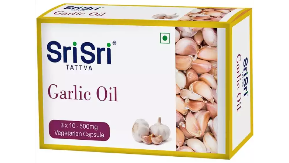 Sri Sri Tattva Garlic Oil Veg Capsule (30caps)