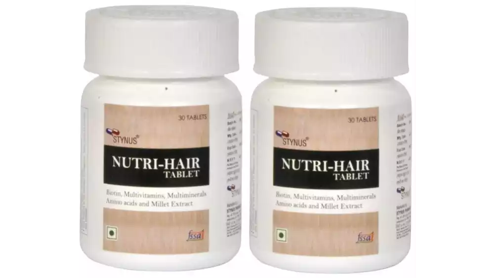 Stynus Nutri Hair Tablets  (30tab, Pack of 2)