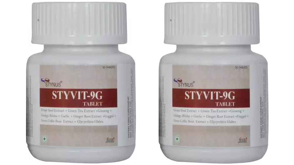Stynus Styvit 9G Tablets (30tab, Pack of 2)