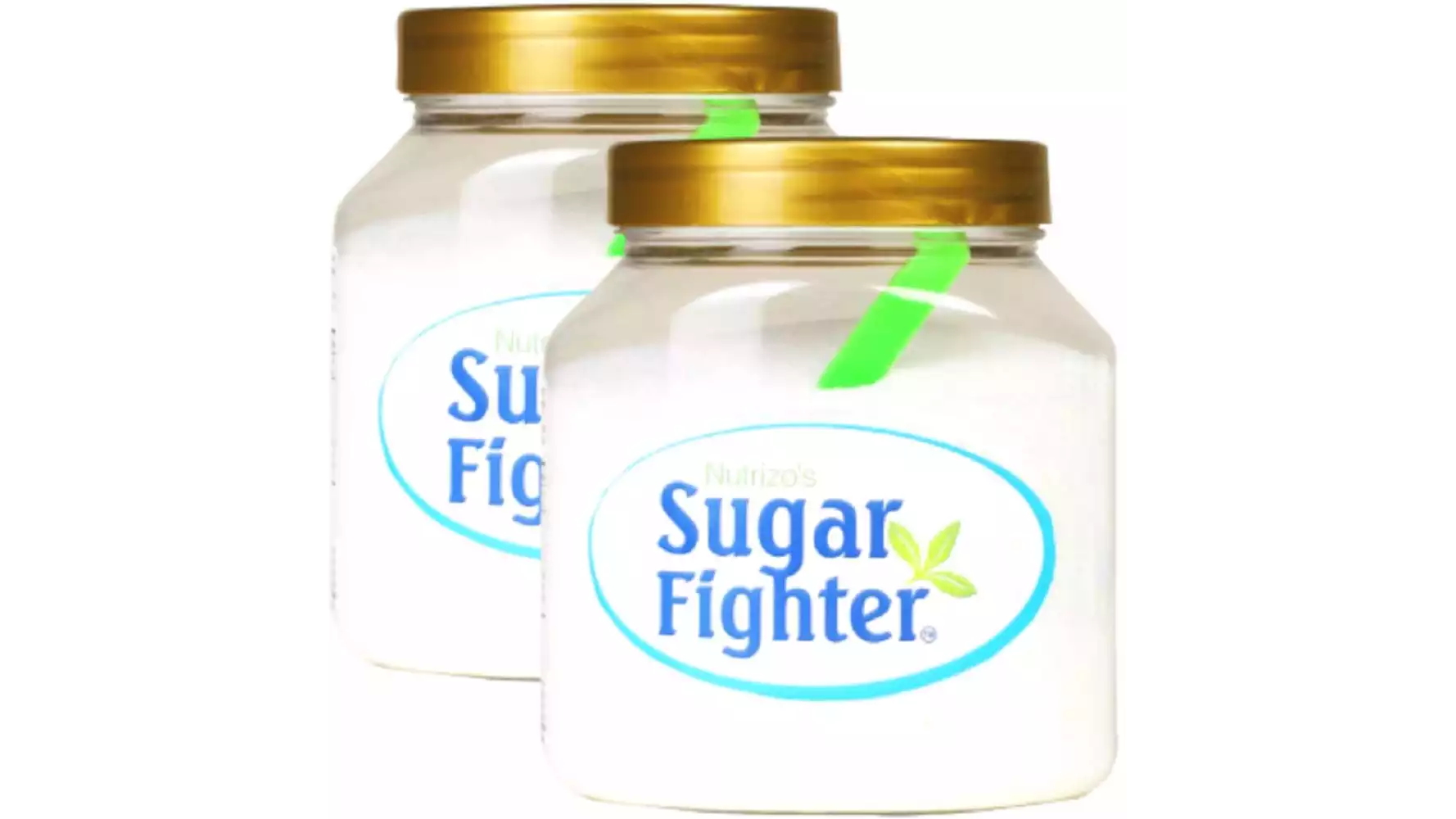 Sugar Fighter Stevia Powder Jar Zero Calories & Fat Free Sweetener (100g, Pack of 2)