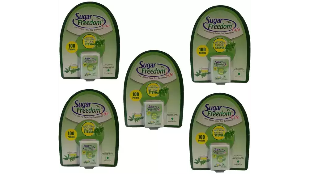 Sugar Freedom Stevia Tablets (100tab, Pack of 5)