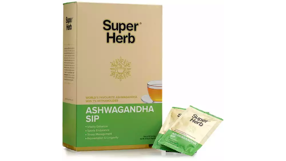Super Herb Ashwagandha Sip (30Sachet)