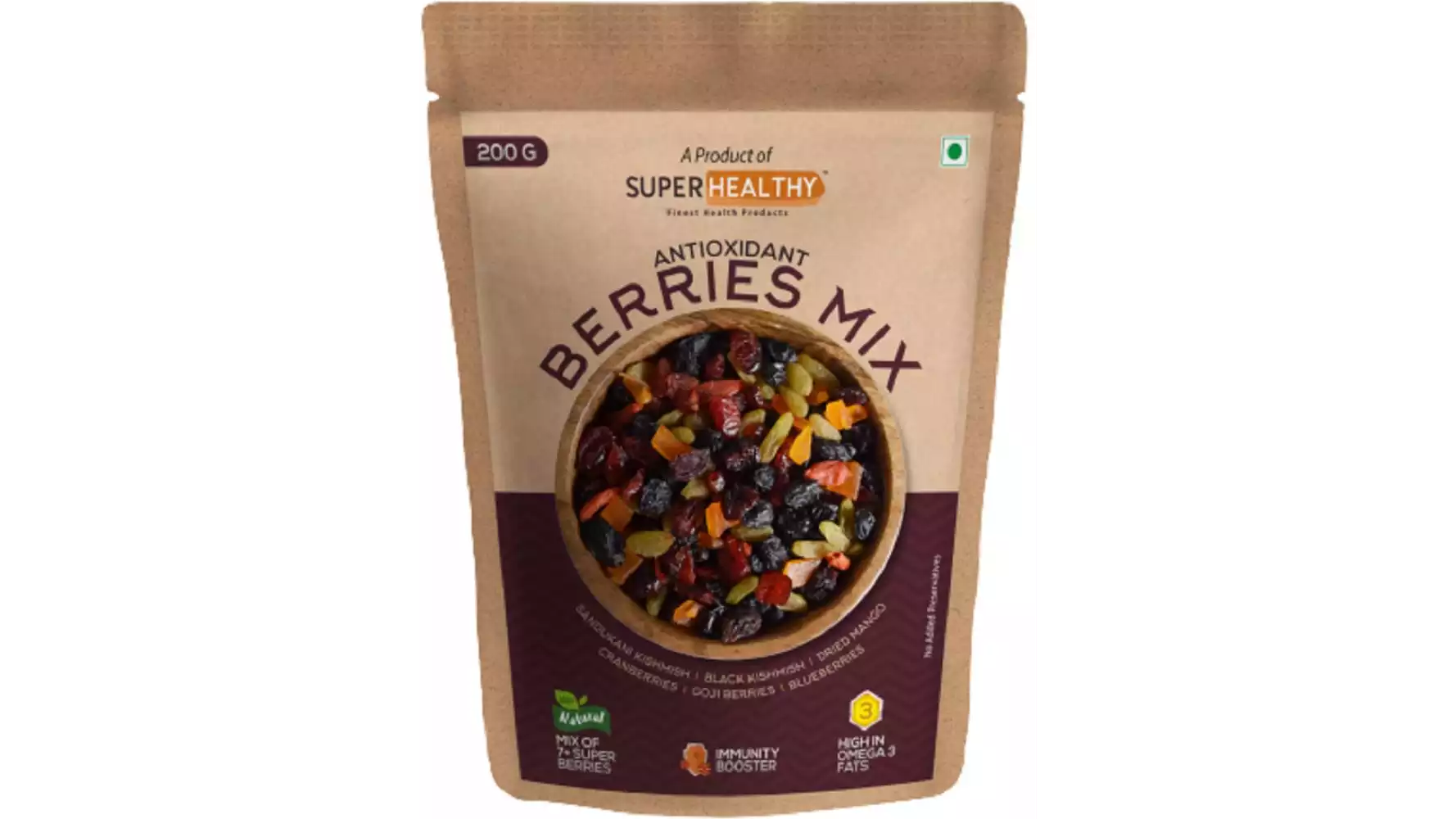 SuperHealthy Berries Mix (200g)