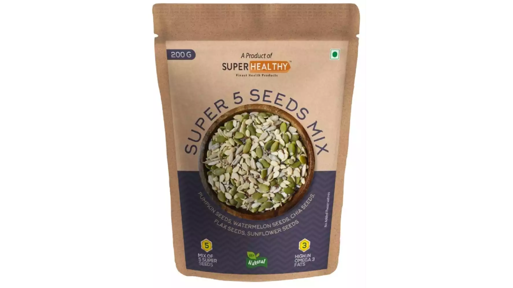 SuperHealthy Super 5 Seeds Mix (200g)