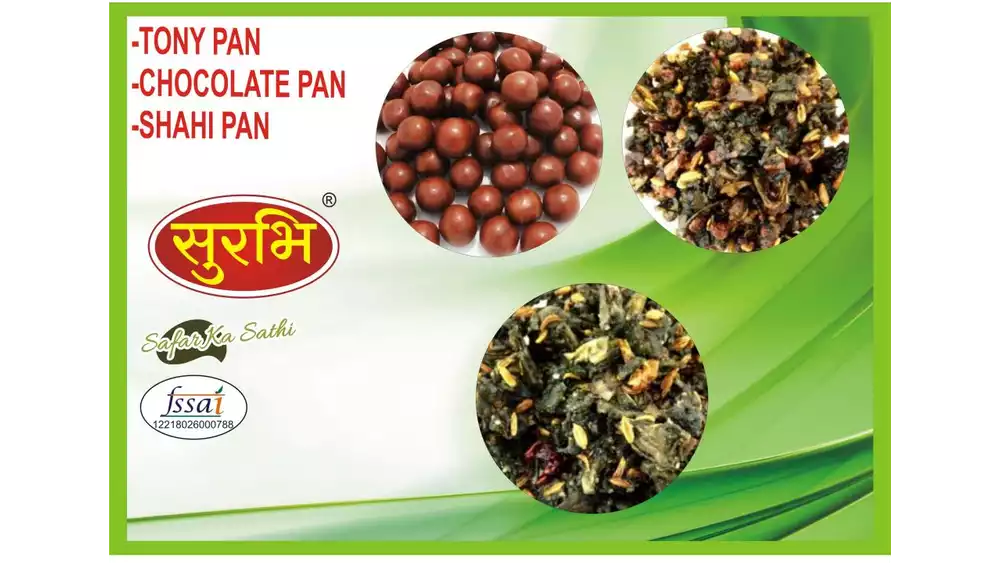Surbhi Tony Pan Ball, Chocolate Pan Mix & Shahi Dry Pan (1Pack)