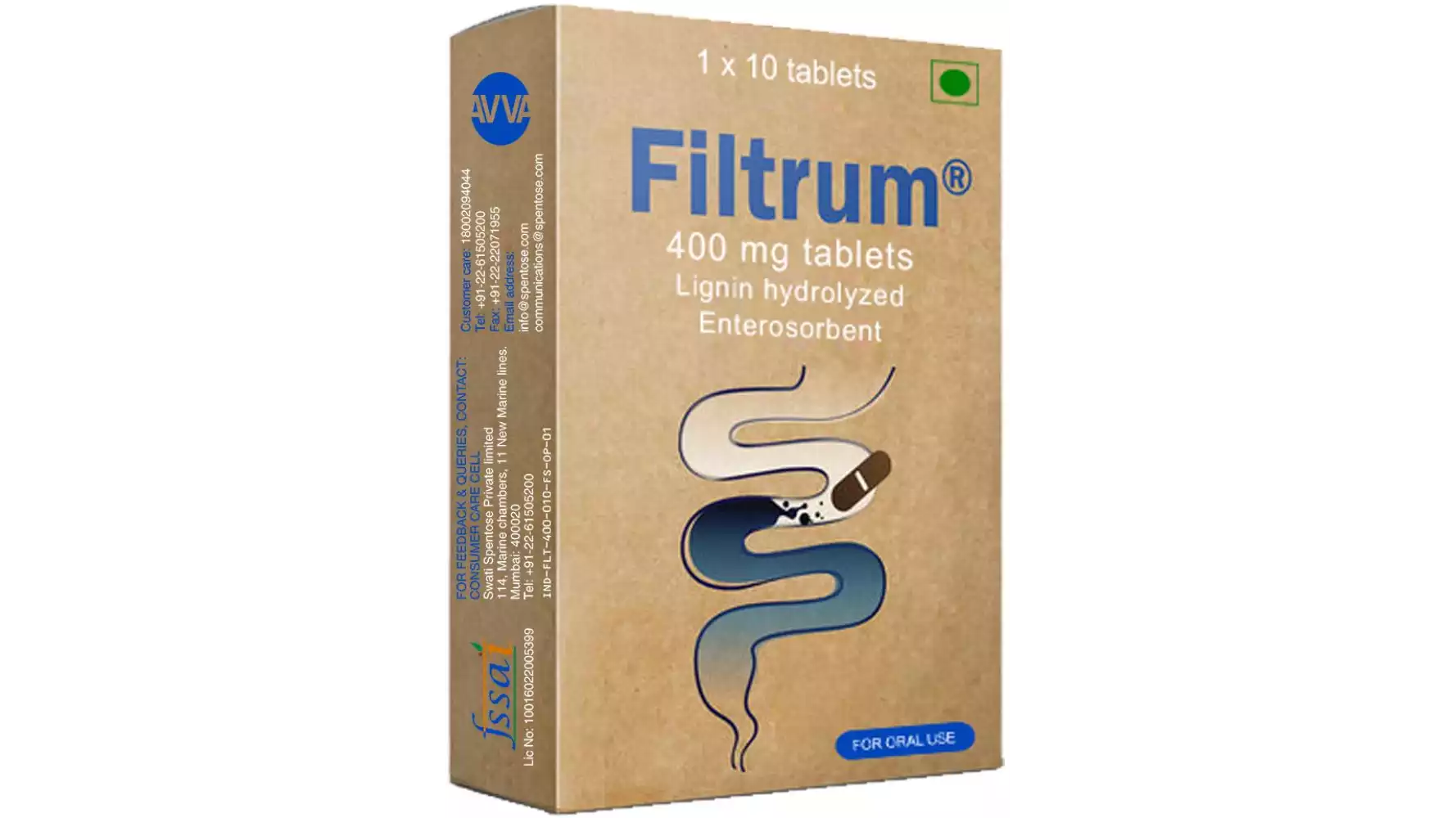Swayamacare Filtrum For Diarrhoea Management (10tab)