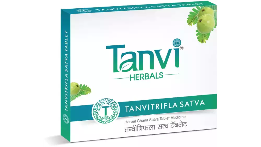 Tanvi Herbals Tanvitrifla Satva Herbal Product (60tab)