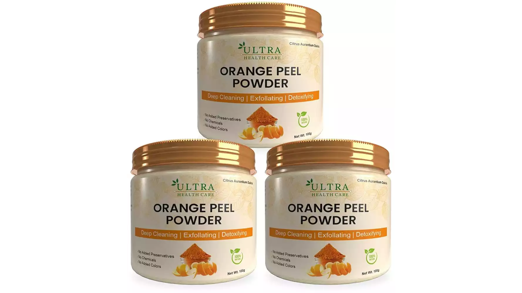 Ultra Healthcare Orange Peel Powder (100g, Pack of 3)