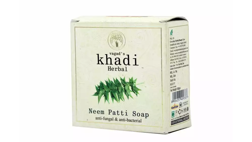 Vagads Khadi Neem Patti Soap Bar (100g)