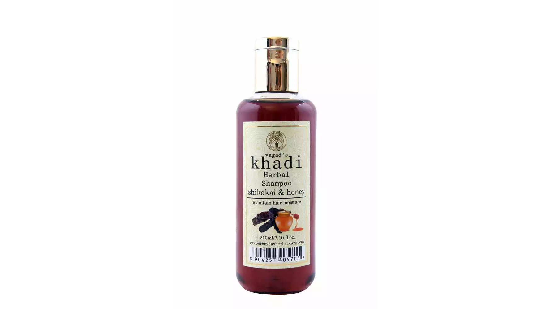 Vagads Khadi Shikakai & Honey Shampoo (210ml)