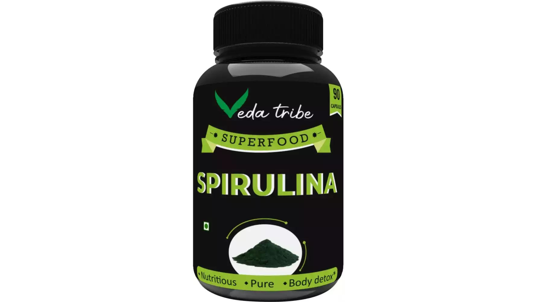 Veda Tribe Spirulina 800Mg Super Food (90caps)
