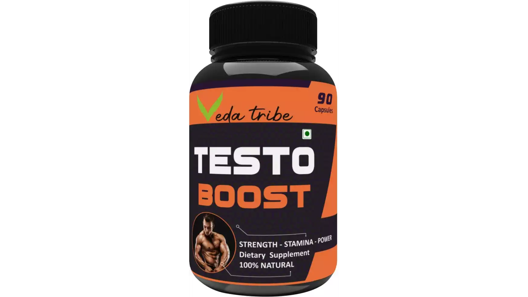 Veda Tribe Testo Boost Supplement (90caps)