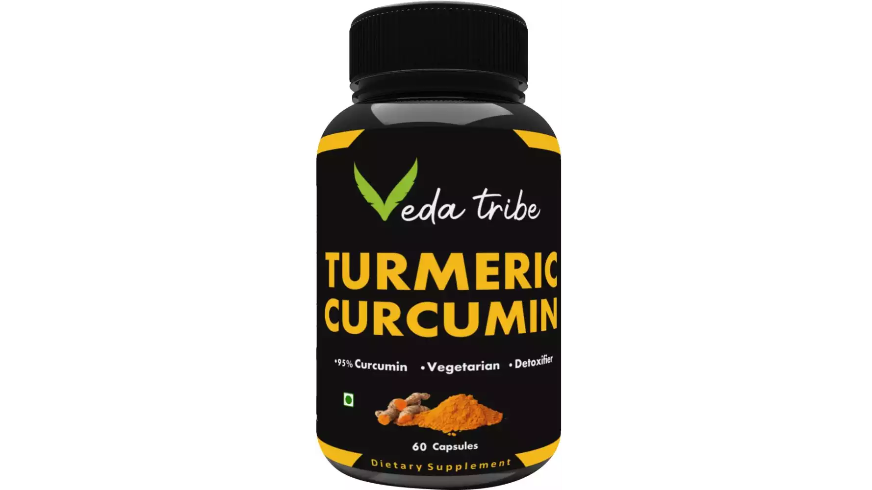 Veda Tribe Turmeric Curcumin Supplement (60caps)