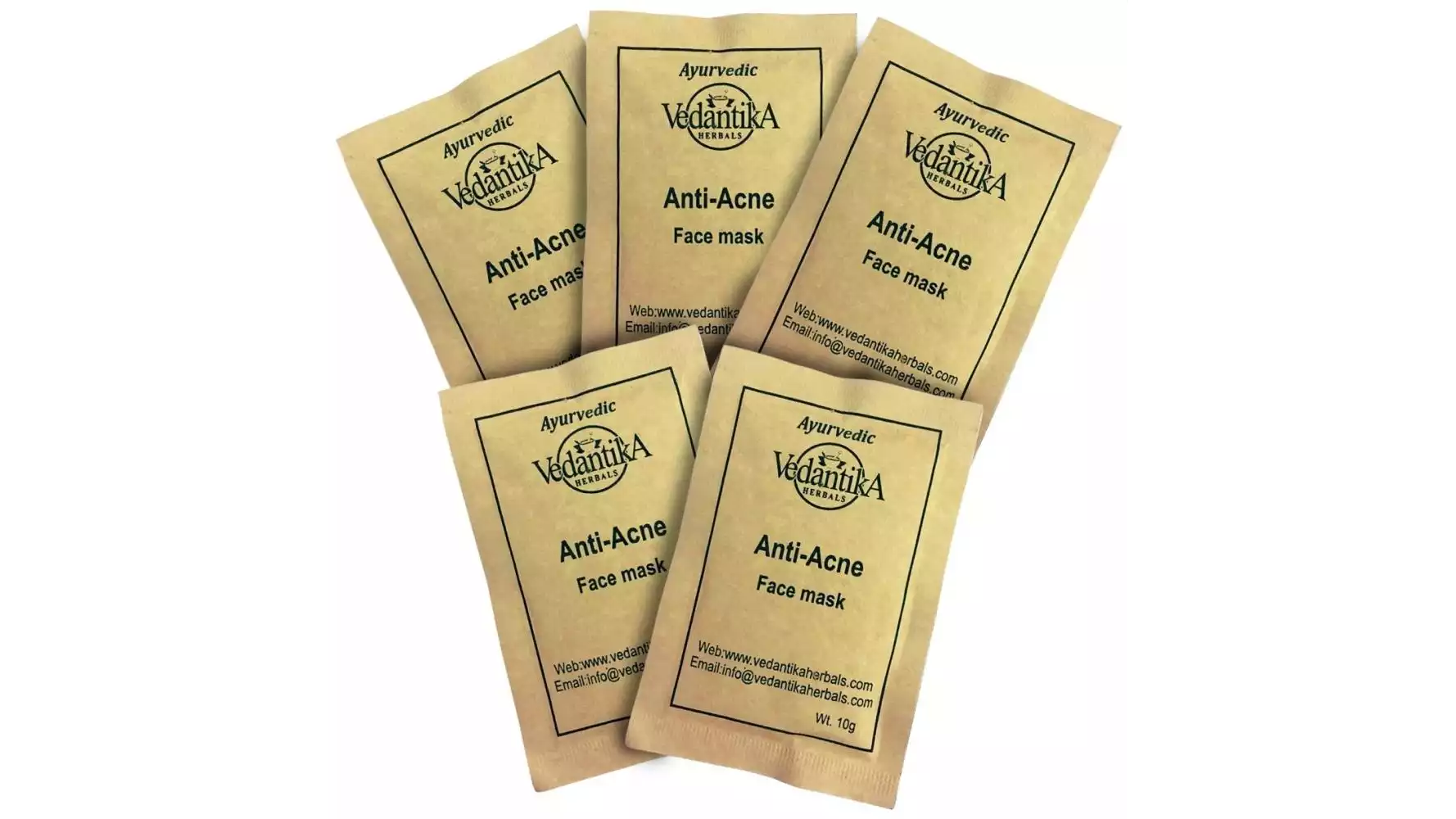Vedantika Herbals Anti Acne Trial Pack (10g, Pack of 5)