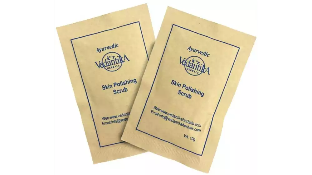 Vedantika Herbals Skin Polishing Scrub Trial Pack (10g, Pack of 5)
