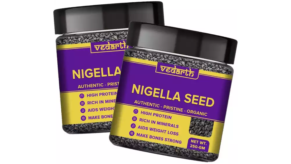 Vedarth Organic Nigella Seed (250g, Pack of 2)