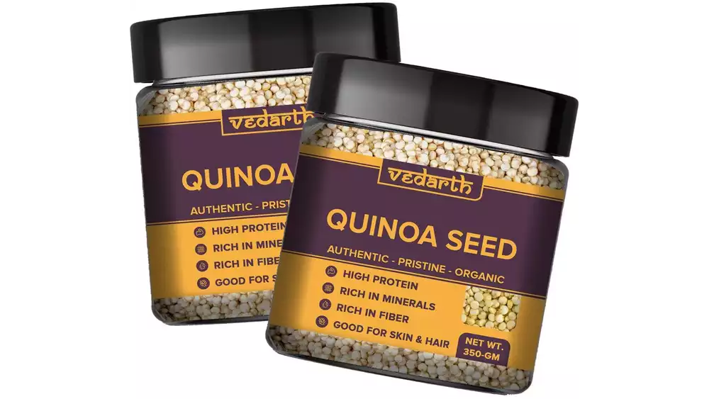 Vedarth Organic Quinoa Seed (350g, Pack of 2)