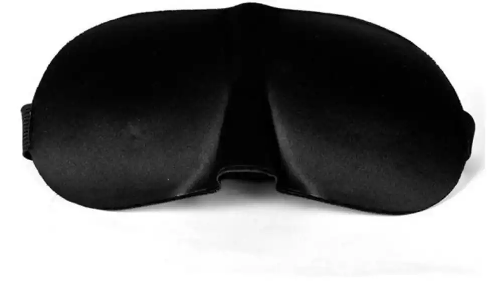 Viaggi 3D Blindfold Eye Shades, Eye Mask, Sleep Eye Mask (Black) (1pcs)