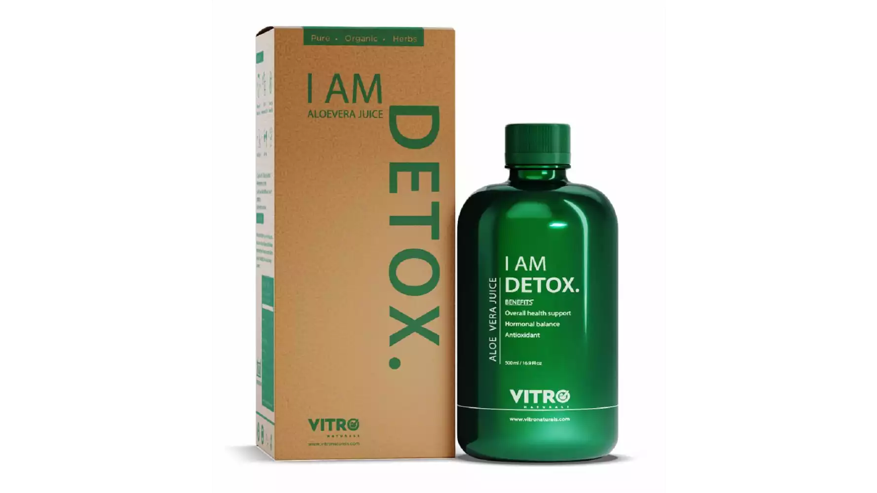 Vitro Naturals Aloe Vera Juice I Am Detox (500ml)