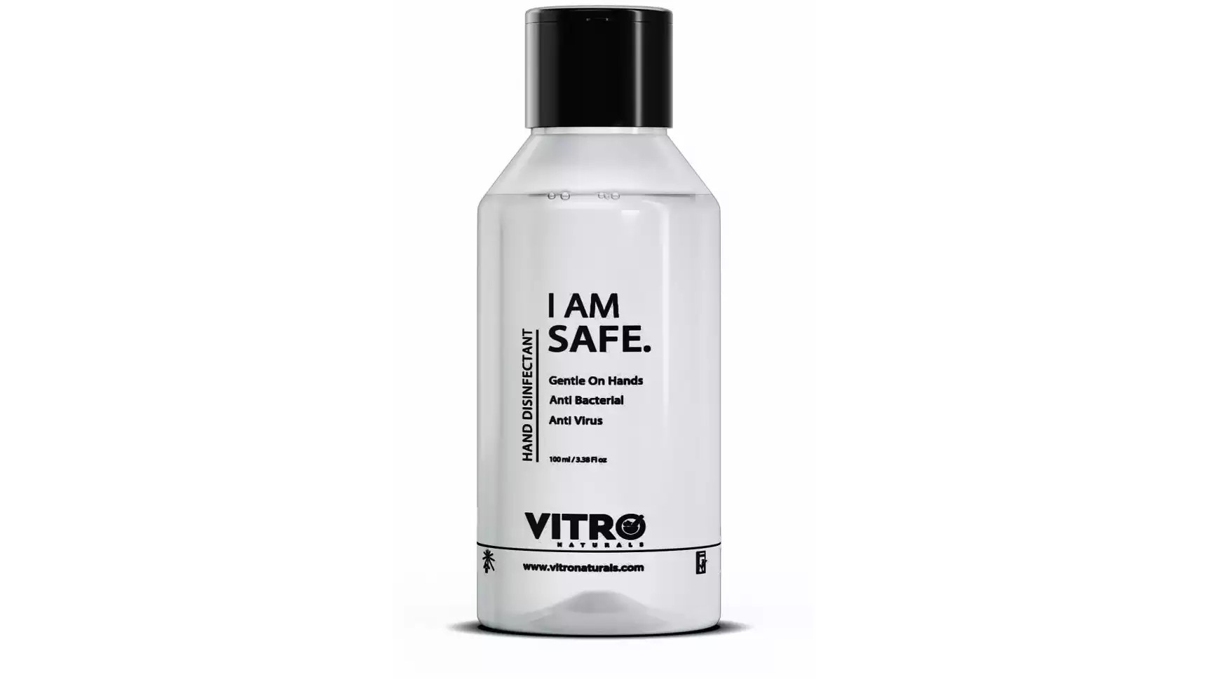 Vitro Naturals Hand Disinfectant I Am Safe (100ml)