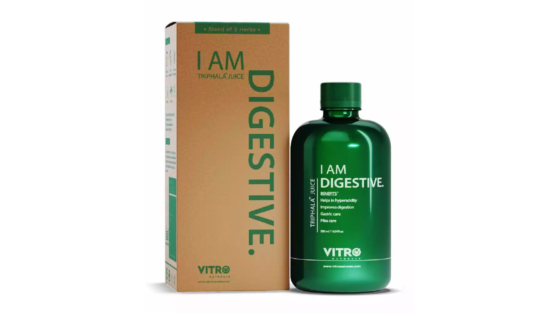 Vitro Naturals Triphala+ Juice I Am Digestive (500ml)