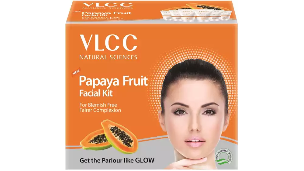 VLCC Papaya Fruit Single Facial Kit (60g)