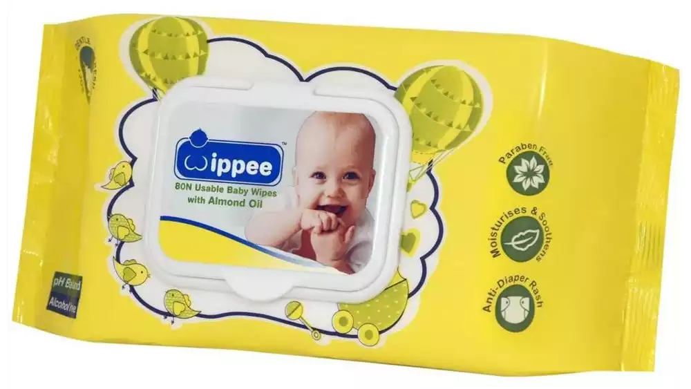 Wippee Baby Wipes (80pcs)