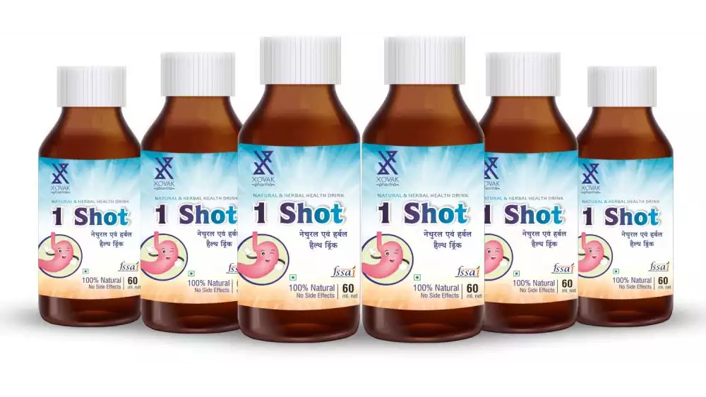 Xovak Pharma 1 Shot (60ml, Pack of 6)