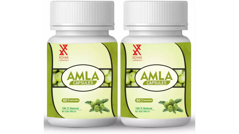 Xovak Pharma Amla Capsules (60caps, Pack of 2)