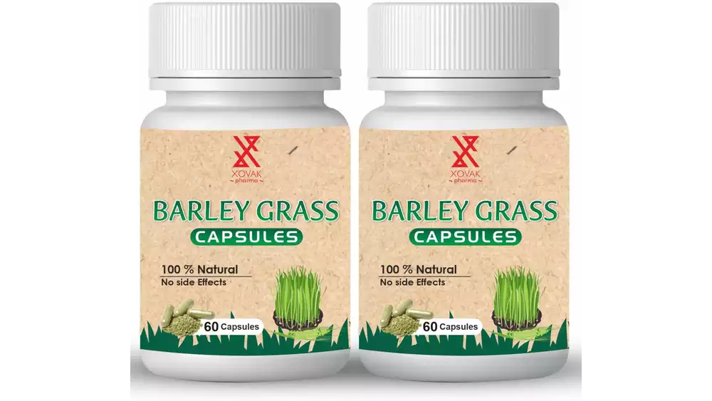 Xovak Pharma Barley Grass Capsules (60caps, Pack of 2)
