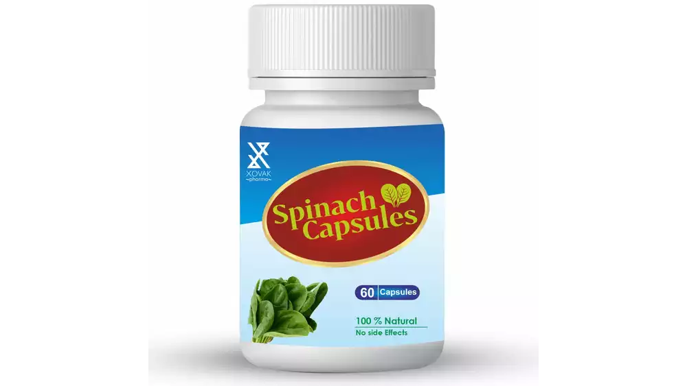 Xovak Pharma Natural & Herbal Spinach Capsules (60caps)