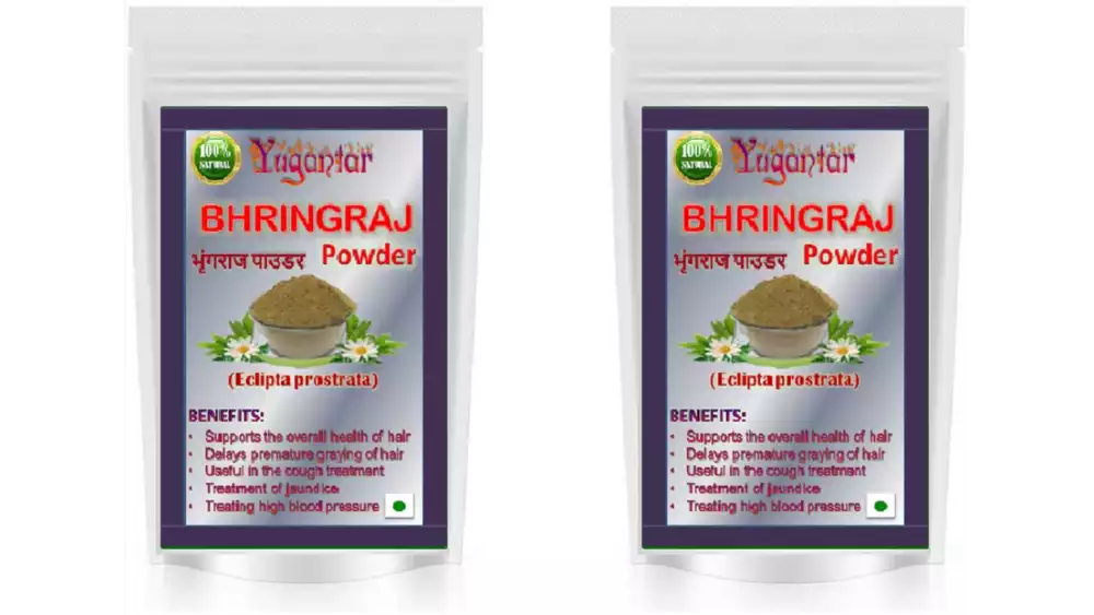 Yugantar Bhringraj Powder (200g, Pack of 2)