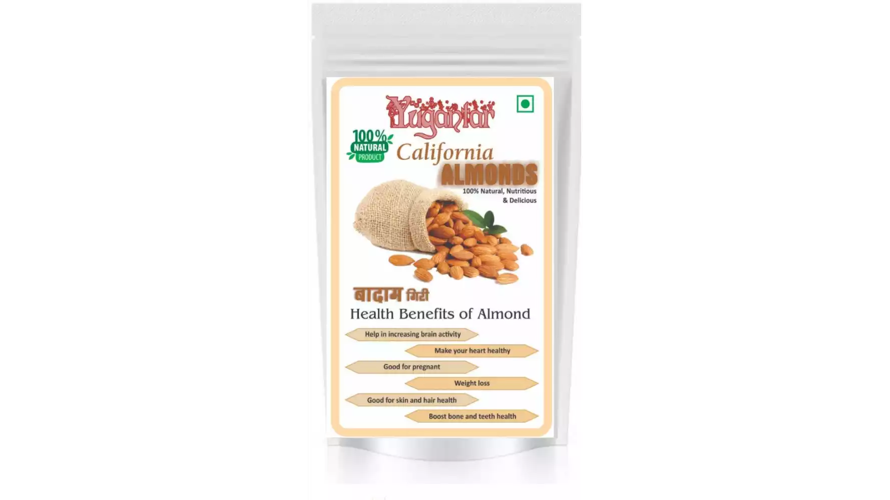 Yugantar California Almonds (1000g)