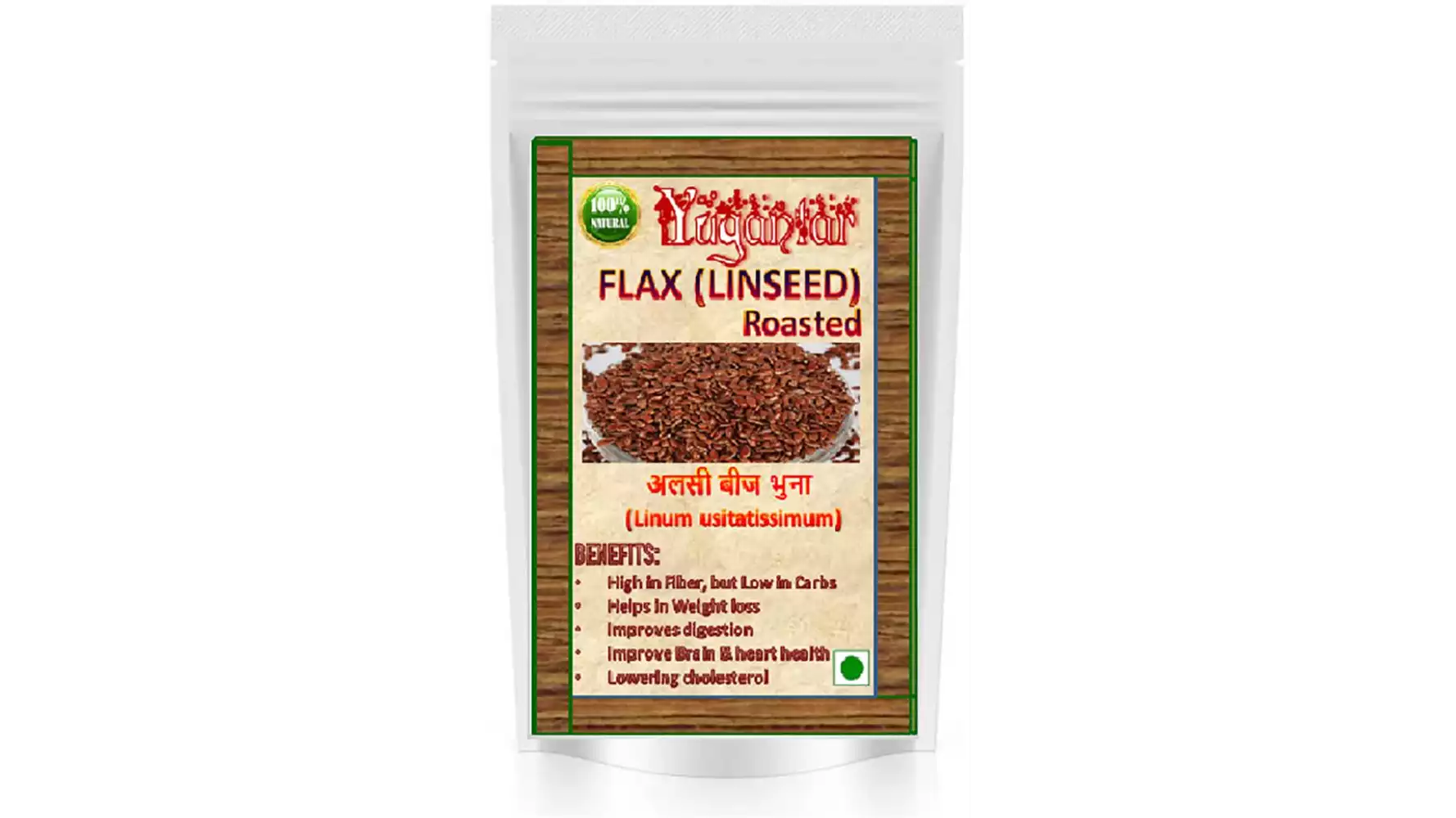 Yugantar Flax Seed Roasted (100g)