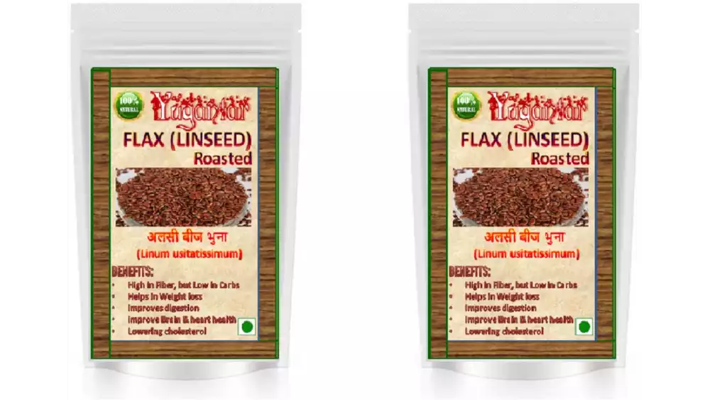 Yugantar Flax Seed Roasted (400g, Pack of 2)
