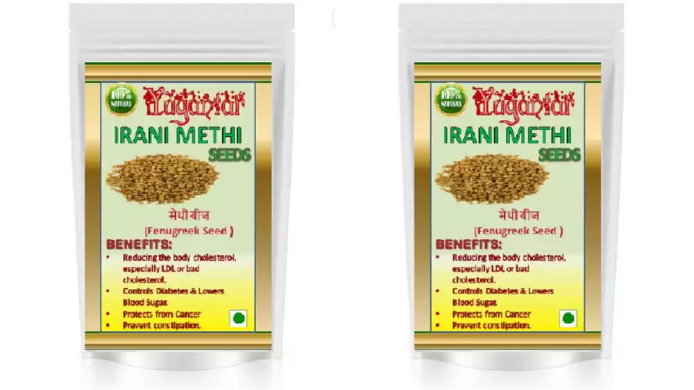 Yugantar Irani Methi Seeds (200g, Pack of 2)