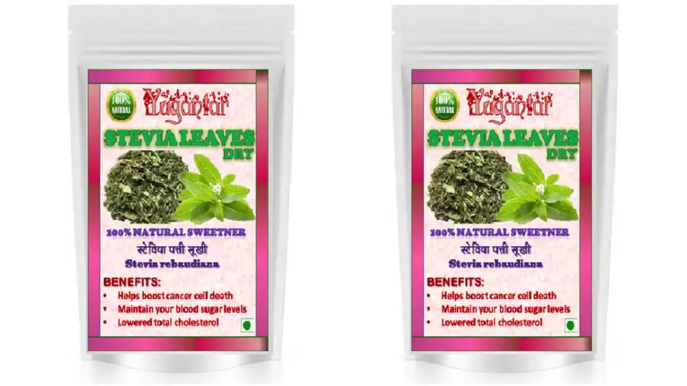 Yugantar Stevia Leaves Dry-Organic Natural Sweetner (300g, Pack of 2)