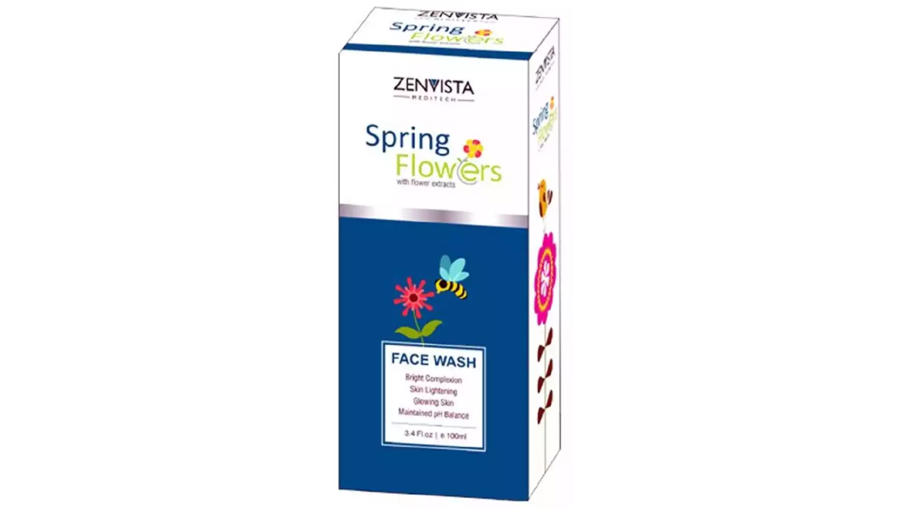 Zenvista Meditech Spring Flower Face Wash (100ml)