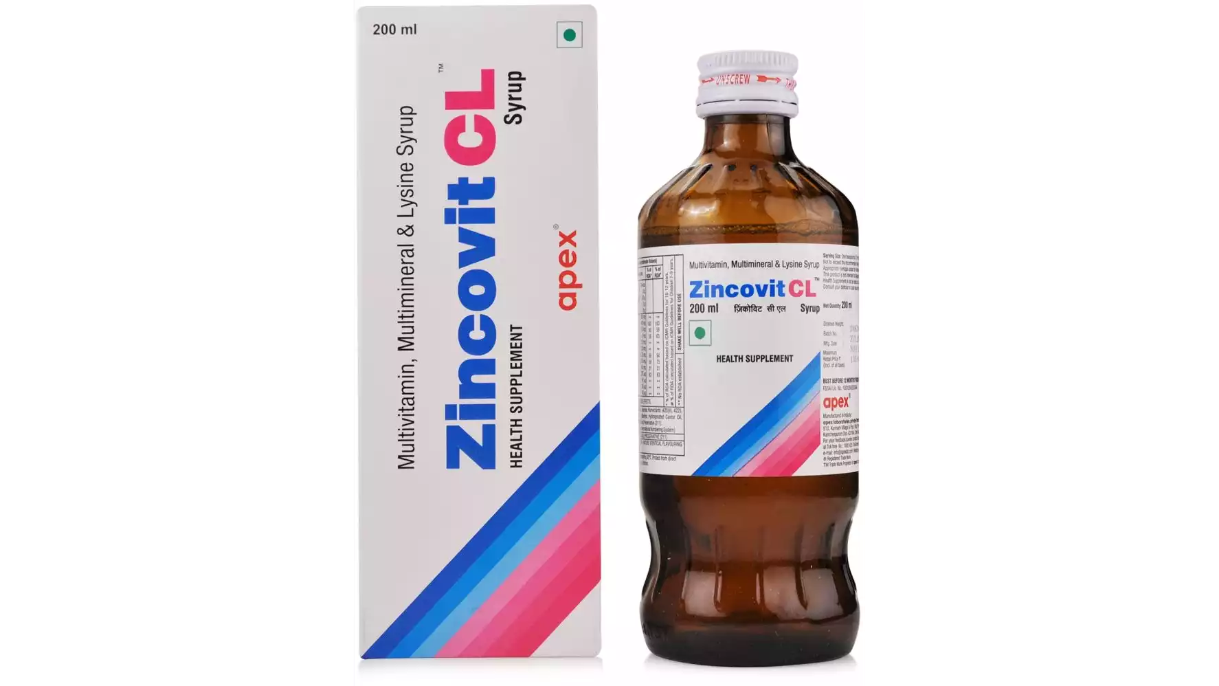 Zincovit CL Syrup (200ml)