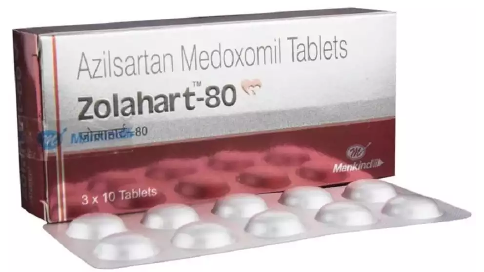 Zolahart Tablet (80mg) (10tab)