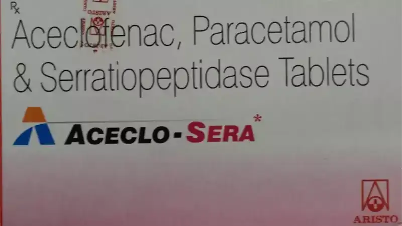 Aceclo Sera 100mg/325mg/15mg Tablet