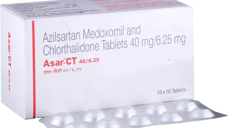 Asar-CT 40/6.25 Tablet