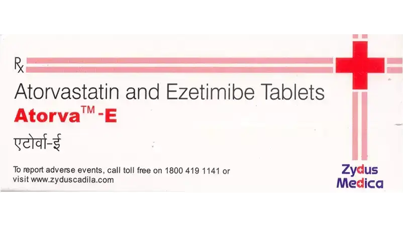 Atorva E 10 mg/10 mg Tablet