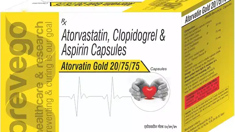 Atorvatin Gold 20/75/75 Capsule