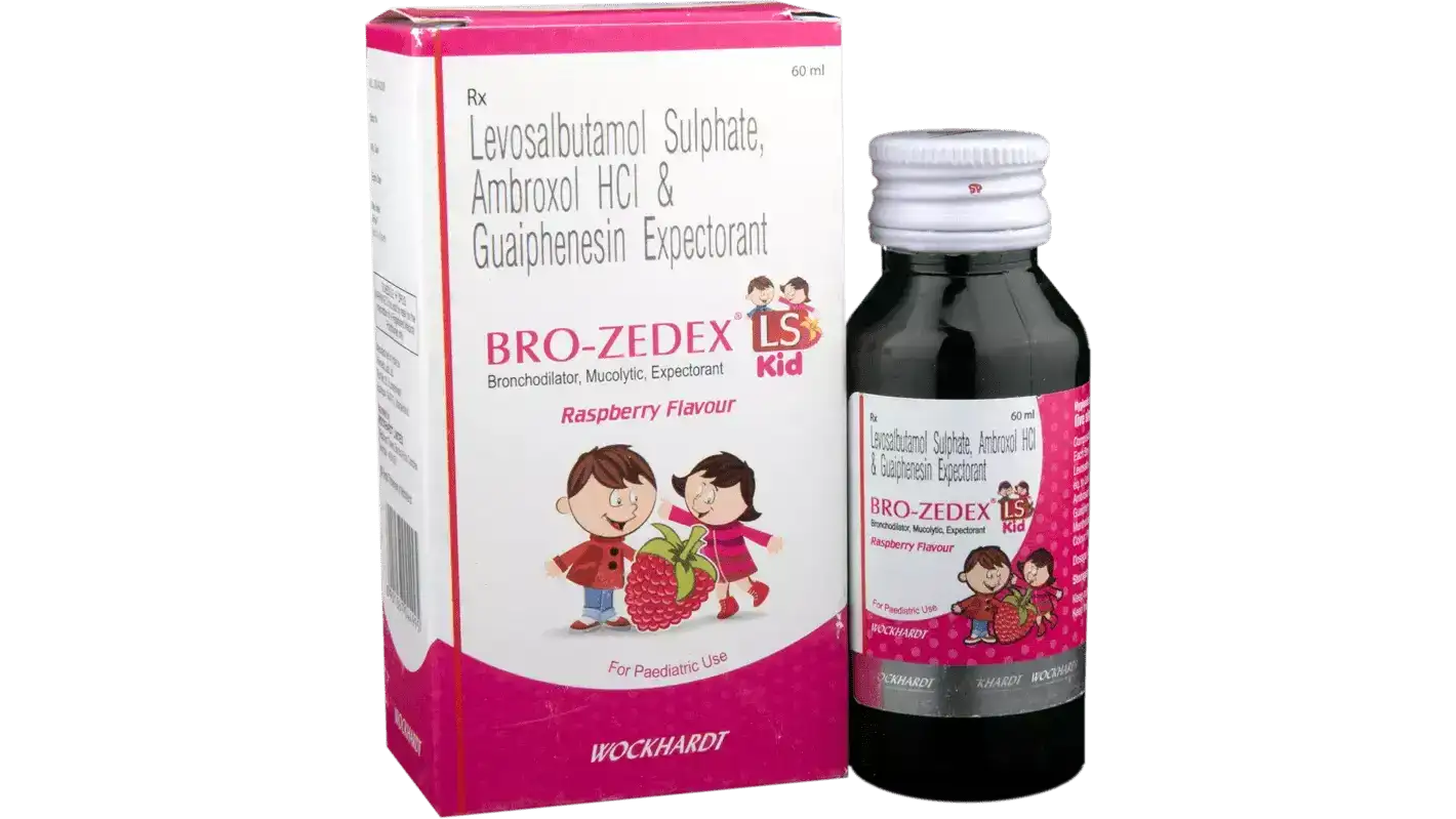Bro-Zedex LS Kid Expectorant Raspberry