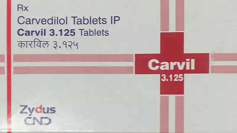 Carvil 3.125 Tablet