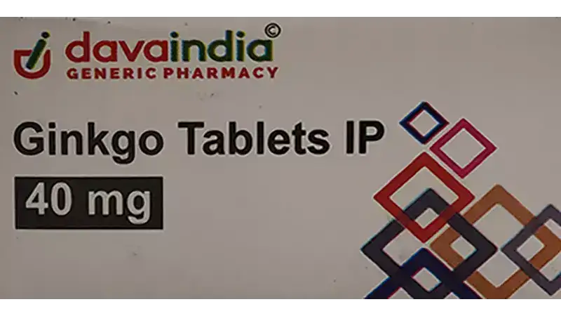 DavaIndia Ginkgo 40mg Tablet