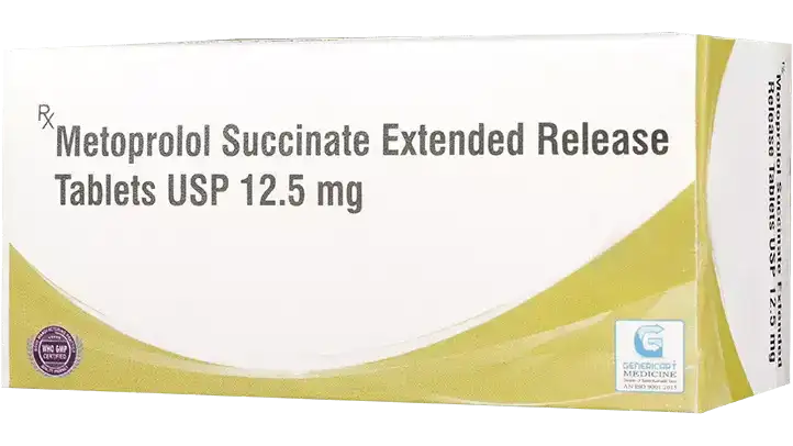 Genericart Metoprolol Succinate 12.5mg Tablet ER